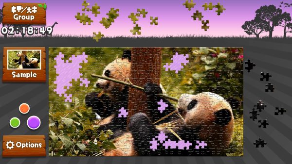Wild Animals. Animated Jigsaws